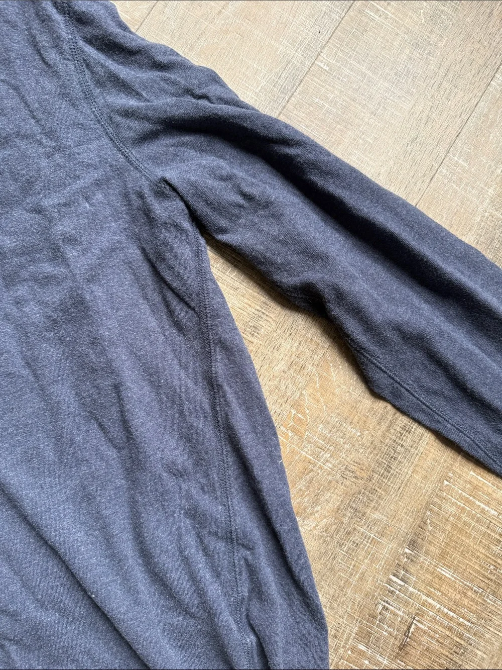 J. Crew Men's Long-Sleeve Henley Shirt in Dark Navy